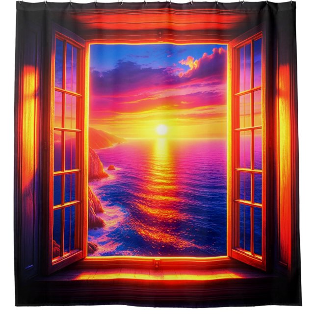 Sunset Shower Curtain (Front)