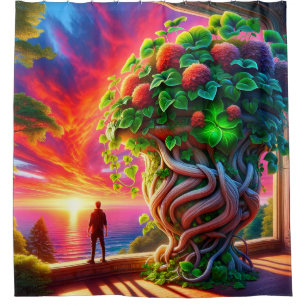 Sunset Shower Curtain