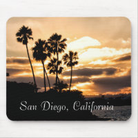 Sunset Silhouette In San Diego