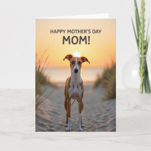 Sunset Silhouette Mothers Day Card