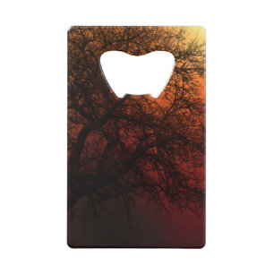 Sunset Silhouette Tree Art