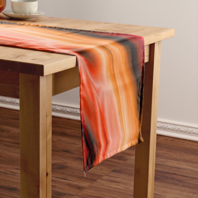 Sunset Silk Short Table Runner (In Situ)
