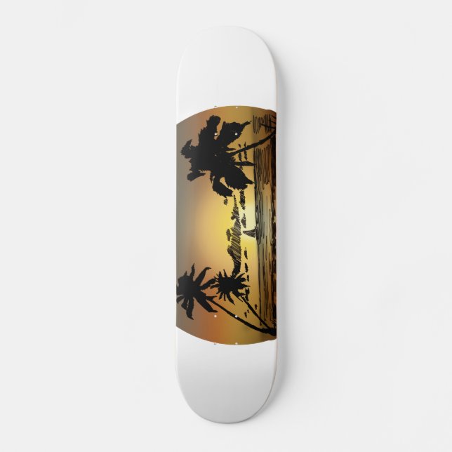 Sunset Skateboard (Front)