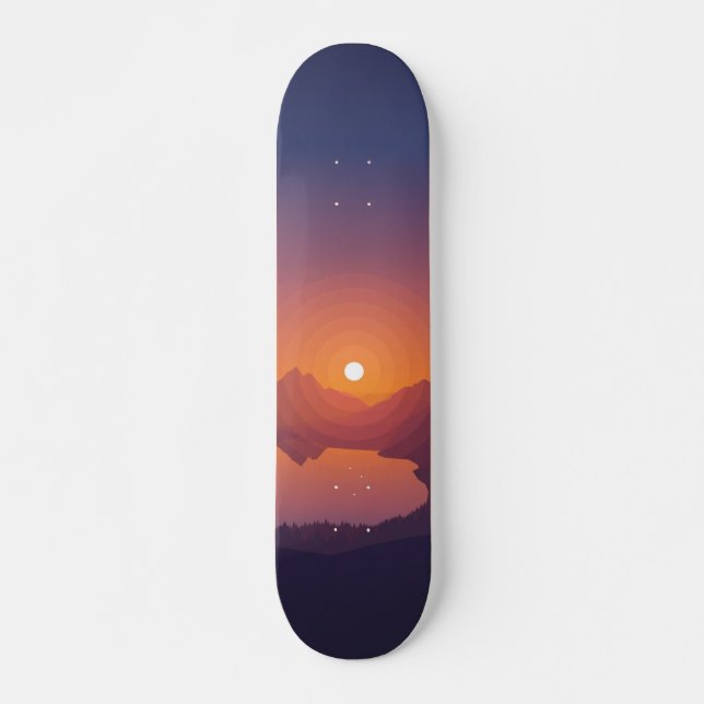 Sunset Skateboard (Front)