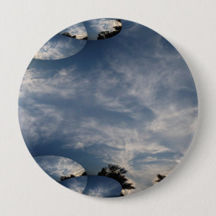 Sunset Skies Fractal 10 Cm Round Badge