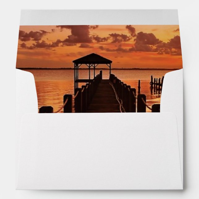 Sunset Sky Envelope (Back (Bottom))