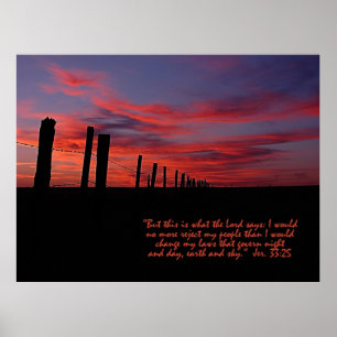 Sunset Sky Inspirational Poster