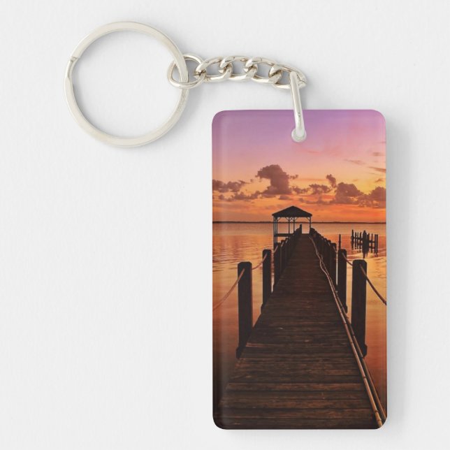 Sunset Sky Key Ring (Front)