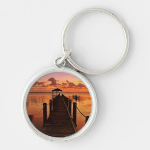 Sunset Sky Key Ring