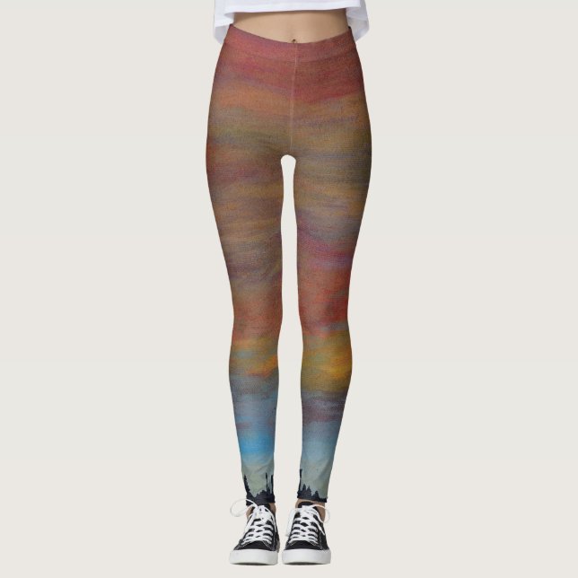 Sunset Sky Leggings (Front)