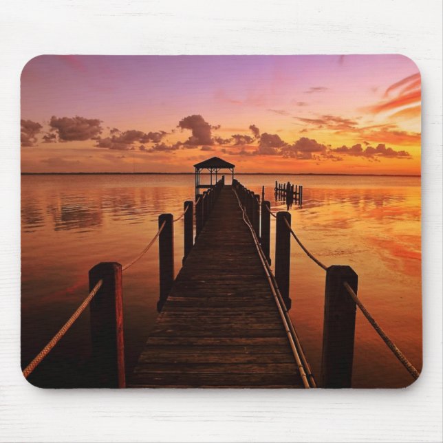 Sunset Sky Mouse Mat (Front)