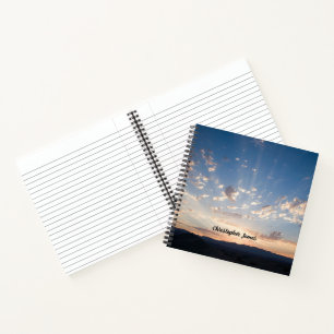 Sunset Sky Personalised Notebook