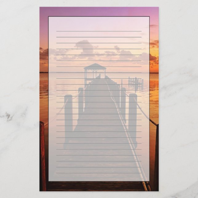 Sunset Sky Stationery (Front)