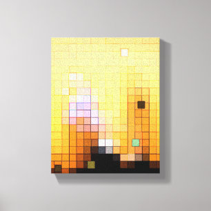 Sunset Skyscrapers Canvas Print