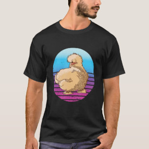 Sunset Smooth Cuddly Bird Silk Chicken Silkie Chic T-Shirt
