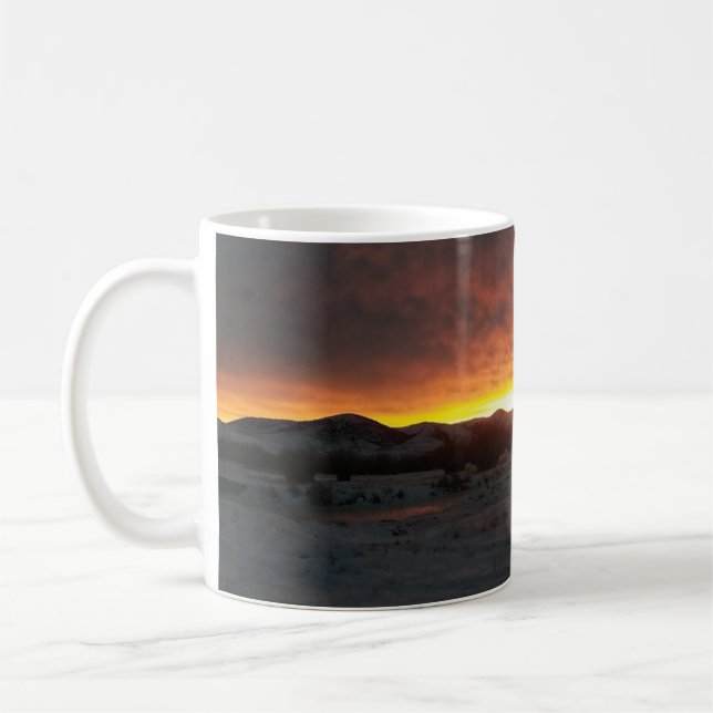 Sunset Snow Mug (Left)