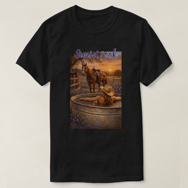 Sunset soak T-Shirt (Design Front)