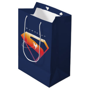Sunset Soar Superman Shield Medium Gift Bag