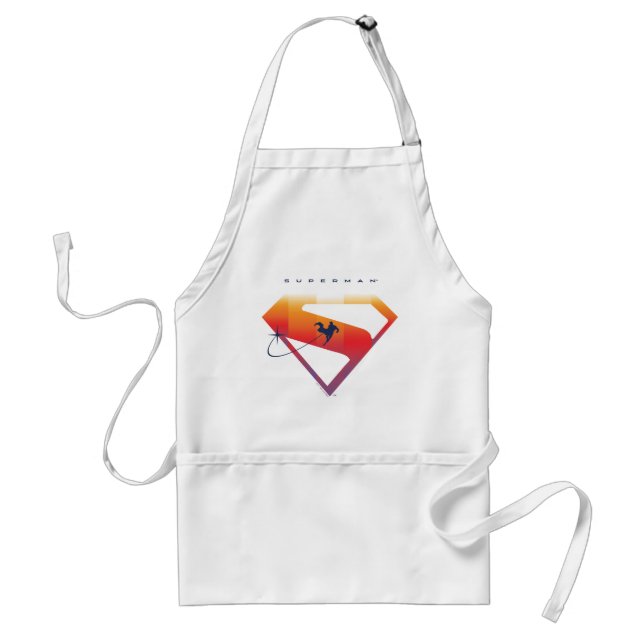 Sunset Soar Superman Shield Standard Apron (Front)