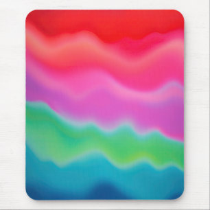 "Sunset Sorbet" Colourful Abstract Art Mouse Mat