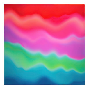 "Sunset Sorbet" Colourful Abstract Art   Photo Print