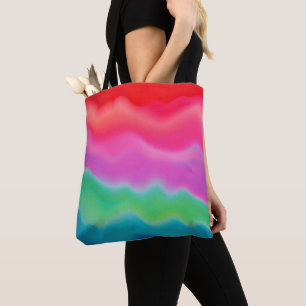"Sunset Sorbet" Colourful Abstract Art   Tote Bag
