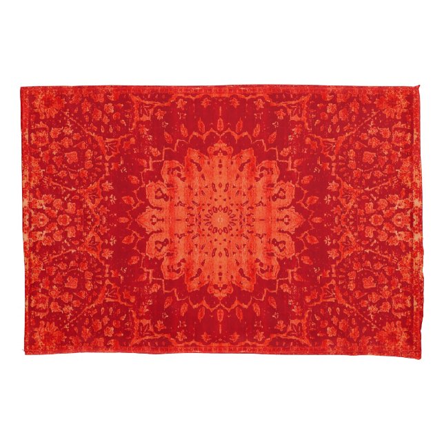 Sunset Souk: Marrakesh Moroccan Wall Art Pillowcase (Front)