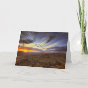 Sunset, south rim of the Grand Canyon, Grand Card