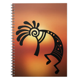 Sunset Southwest Kokopelli Notebook