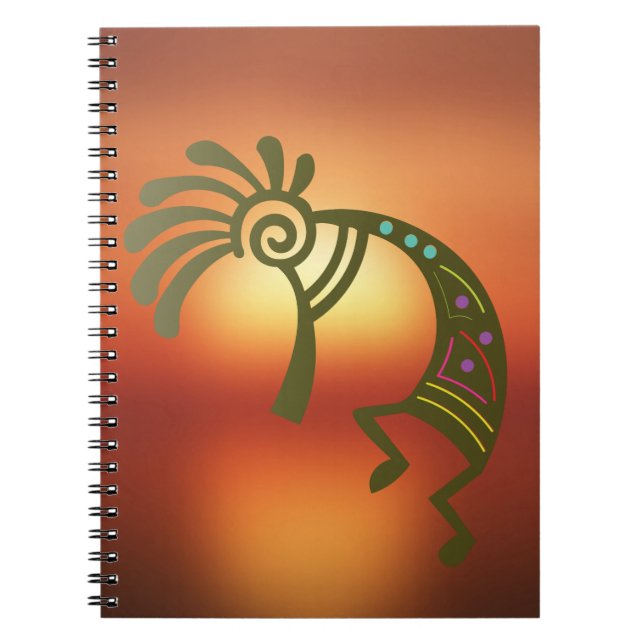 Sunset Southwest Kokopelli Notebook (Front)