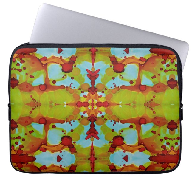 Sunset Spill Laptop Sleeve (Front)
