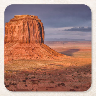 Sunset Square Paper Coaster
