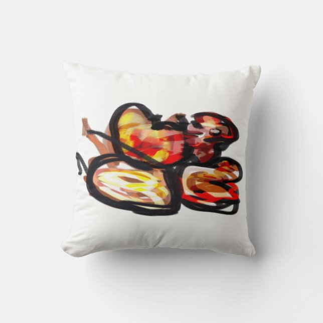 Sunset squirrel Autumn joy Cushion (Front)