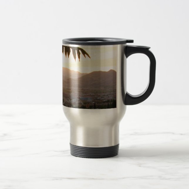 Sunset Stainless Steel 444 ml  Travel/Commuter Mug (Right)