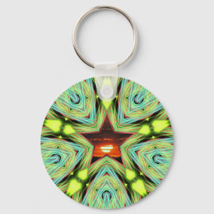 Sunset Star Keychain