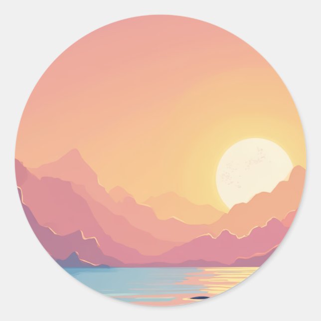 Sunset stickers (Front)