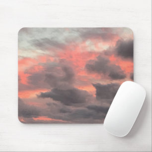Sunset Stormy Clouds Mouse Mat