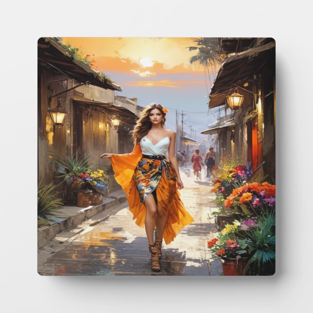 Sunset Street Fashion Plaque (Front)