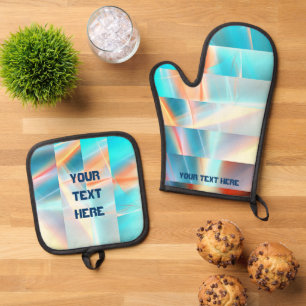 Sunset Strips Oven Mitt & Pot Holder Set