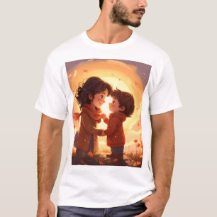 Sunset Stroll Mother & Child in Bloom T-Shirt