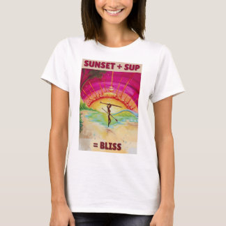 Sunset + SUP = BLISS T-Shirt