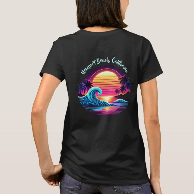 Sunset Surf Glow T-Shirt (Back)