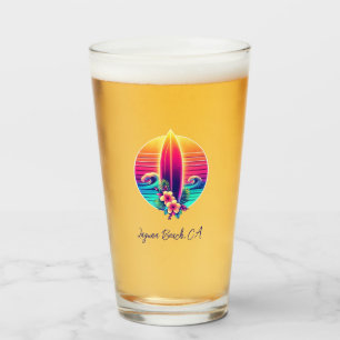 Sunset Surfboard Paradise- Glass
