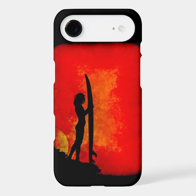 Sunset Surfer Girl iPod Touch Cover (Back)