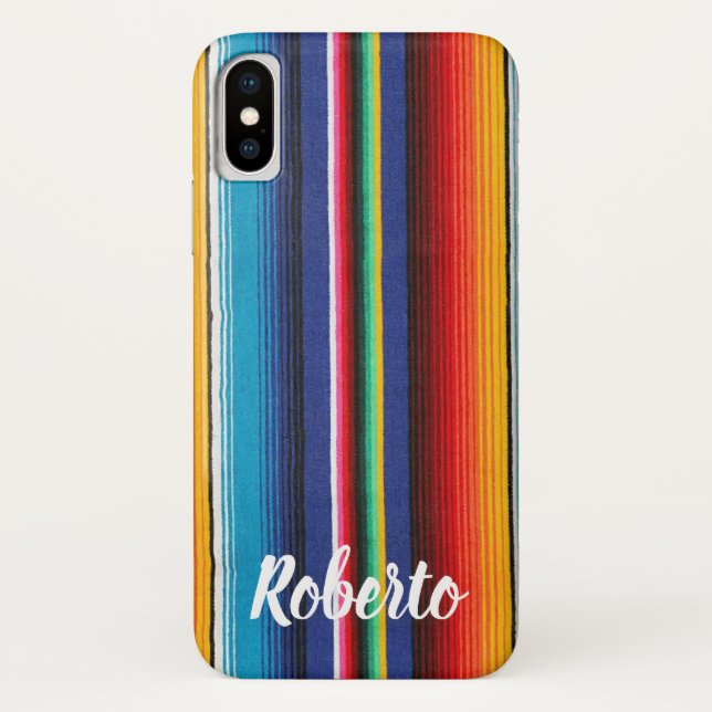Sunset Surfing Blanket with Custom Name Print Case-Mate iPhone Case (Back)