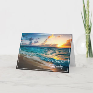 Sunset Sympathy Card