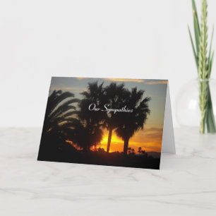 Sunset Sympathy Card