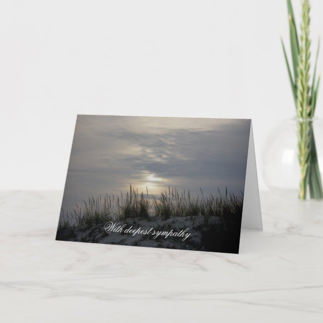 Sunset Sympathy Card (Front)