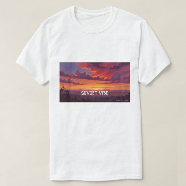 SUNSET T-SHIRT (Design Front)