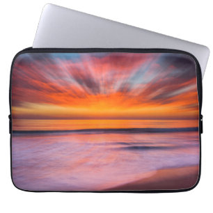 Sunset Tamarack Beach Carlsbad, CA Laptop Sleeve